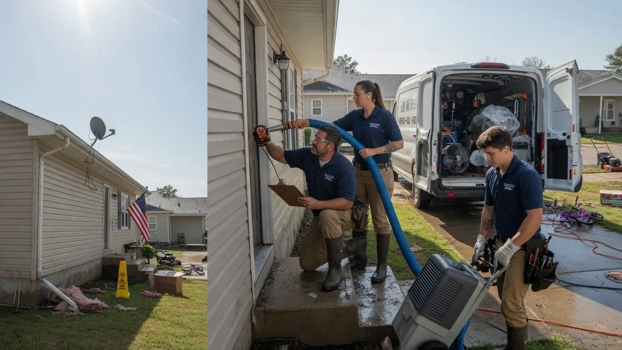 Ceiling Water Damage Restoration in Woodbury, TN near me